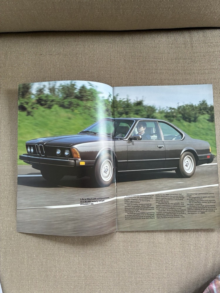 BMW 633 CSI Brochure