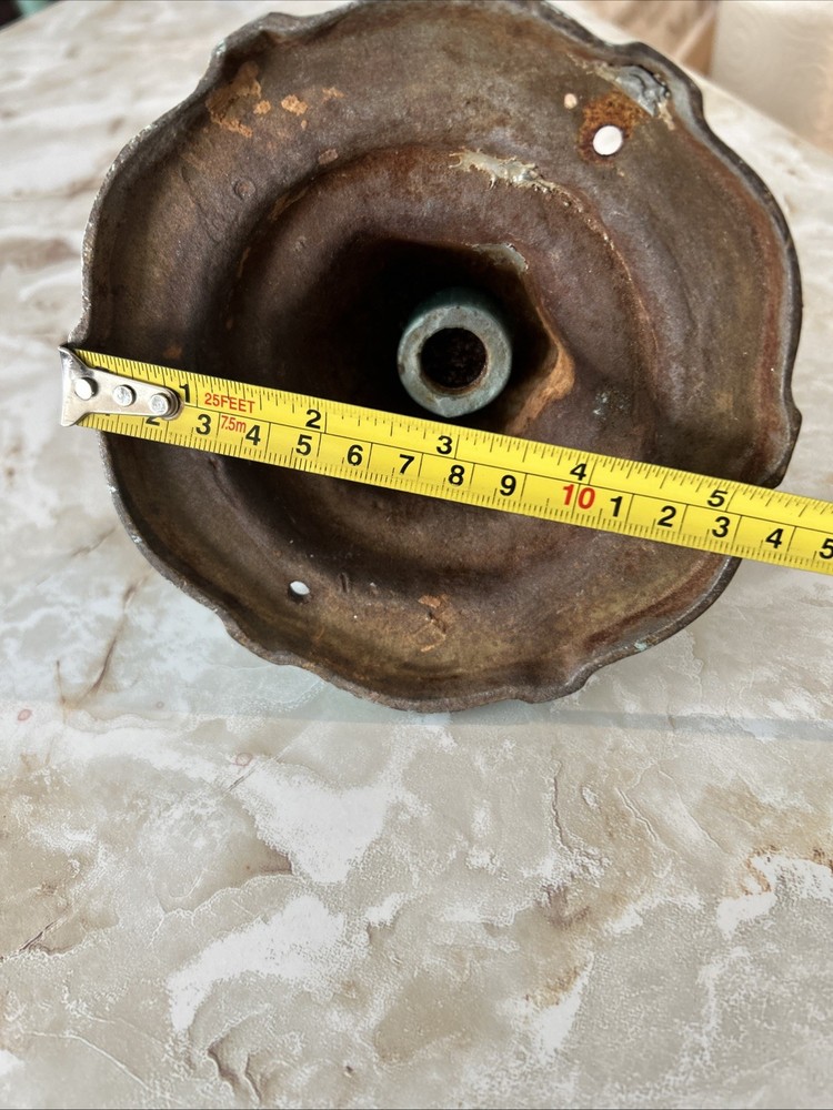 Vintage Antique Ceiling Bracket Chain Loop Ceiling Mount Cast Iron