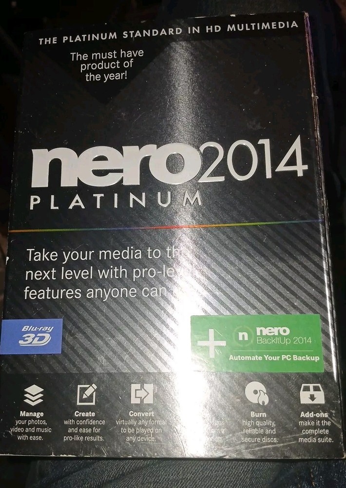 Nero 2014 Platinum Multimedia Suite PC Software