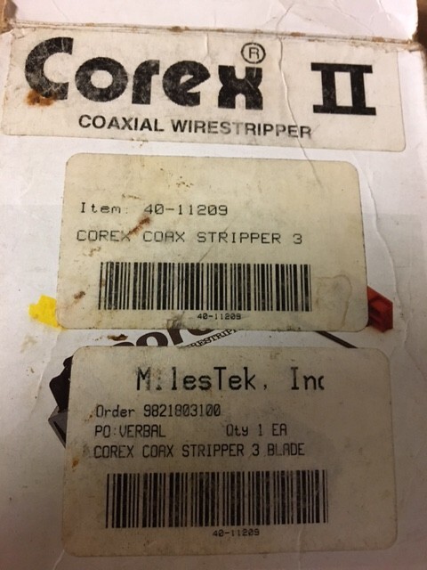 MilesTek coaxial cable crimpers and strippers, (3 different tools)