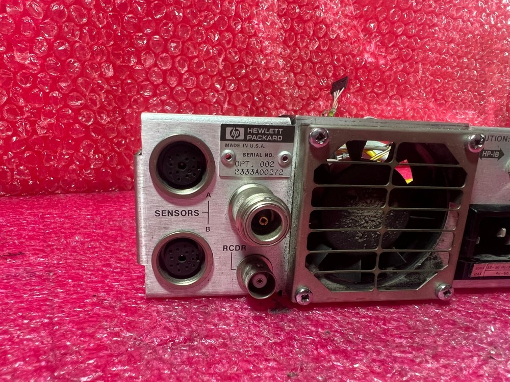 HP 438A Power Meter Rear Panel