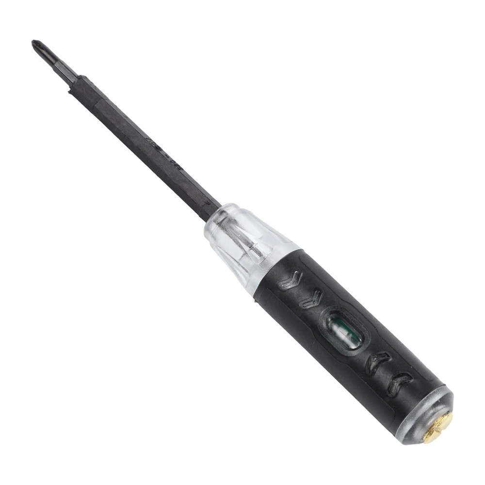 Multifunctional test pen for electricians with screwdriver functionality
