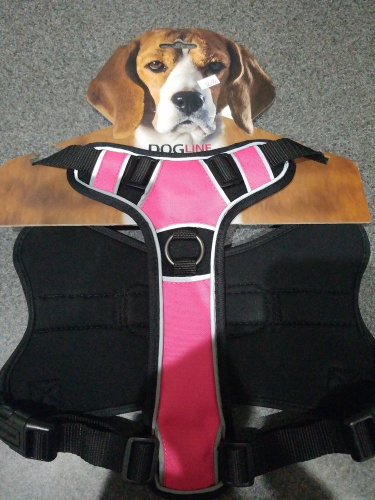 Dogline QUEST Multi-Purpose Harness PINK Size M (Medium)