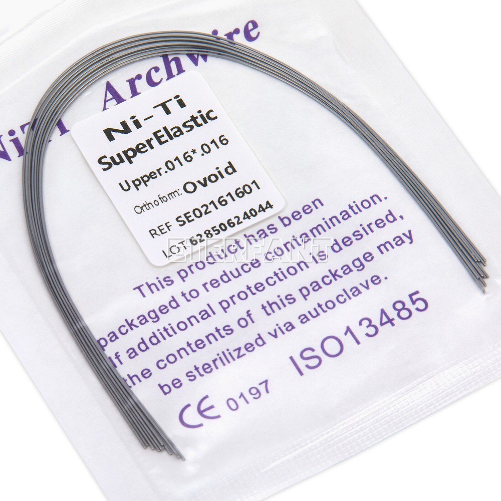 10pc/pack ETERFANT Dental Ortho Arch Wires Super Elastic Niti Rectangular/Round