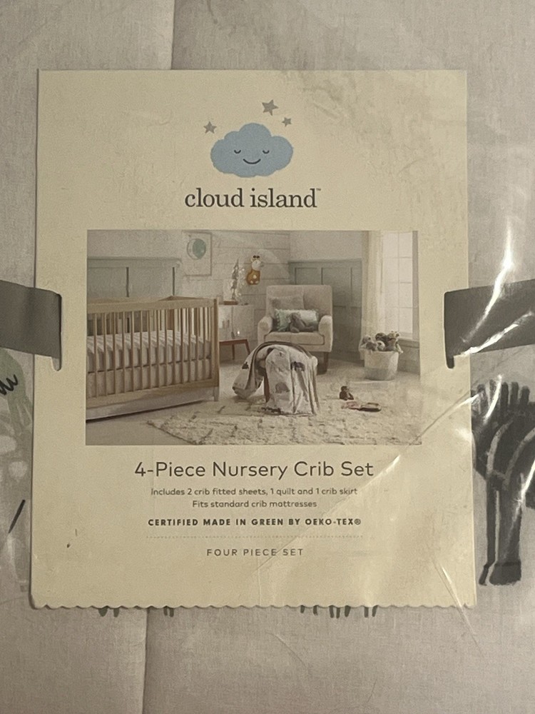 CLOUD ISLAND 4-PC NURSERY CRIB SET