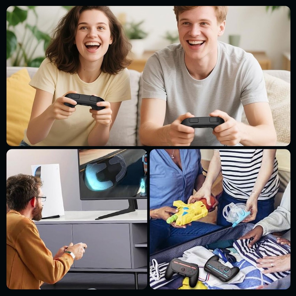 2 Pack Hand Grips for Nintendo Switch 2 Joy-Con Ergonomic Controller Handle ABS