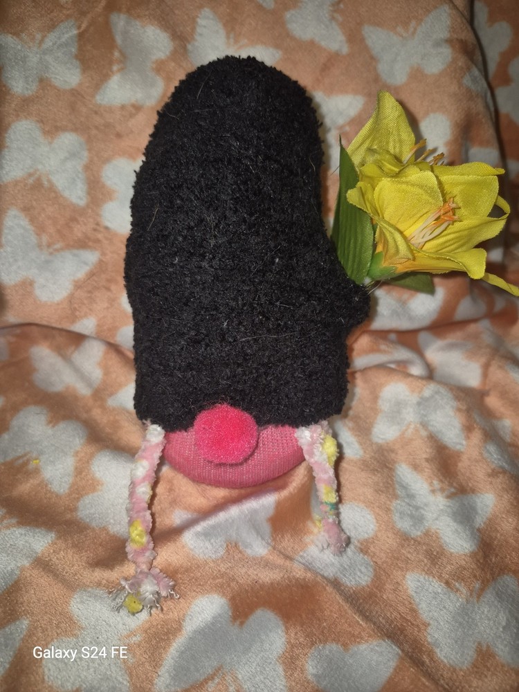 Handmade sock gnome shelf sitters