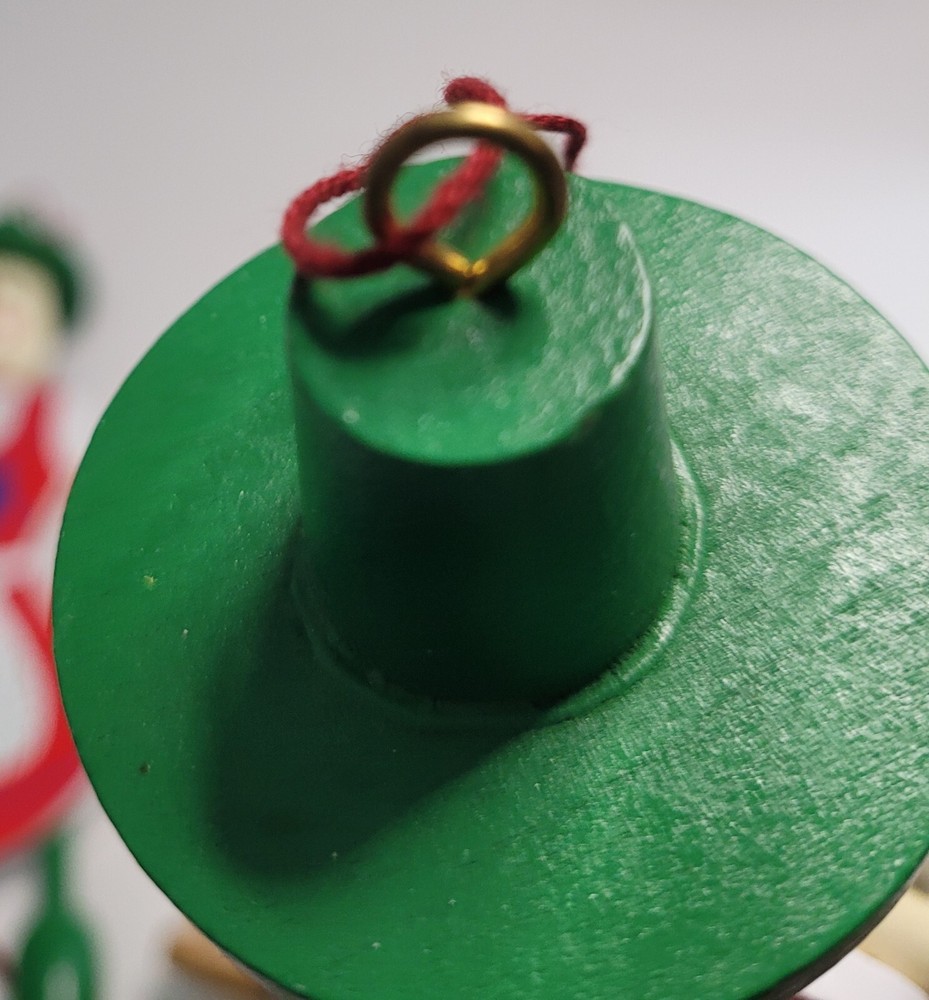 Wooden Pull String Toy Jumping Jack Figure Pull String Marionette