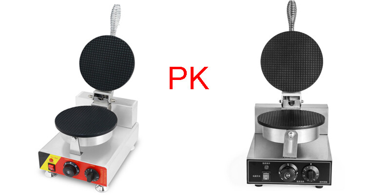 Commercial Nonstick Ice Cream Waffle Cone Egg Roll Maker Machine 110V