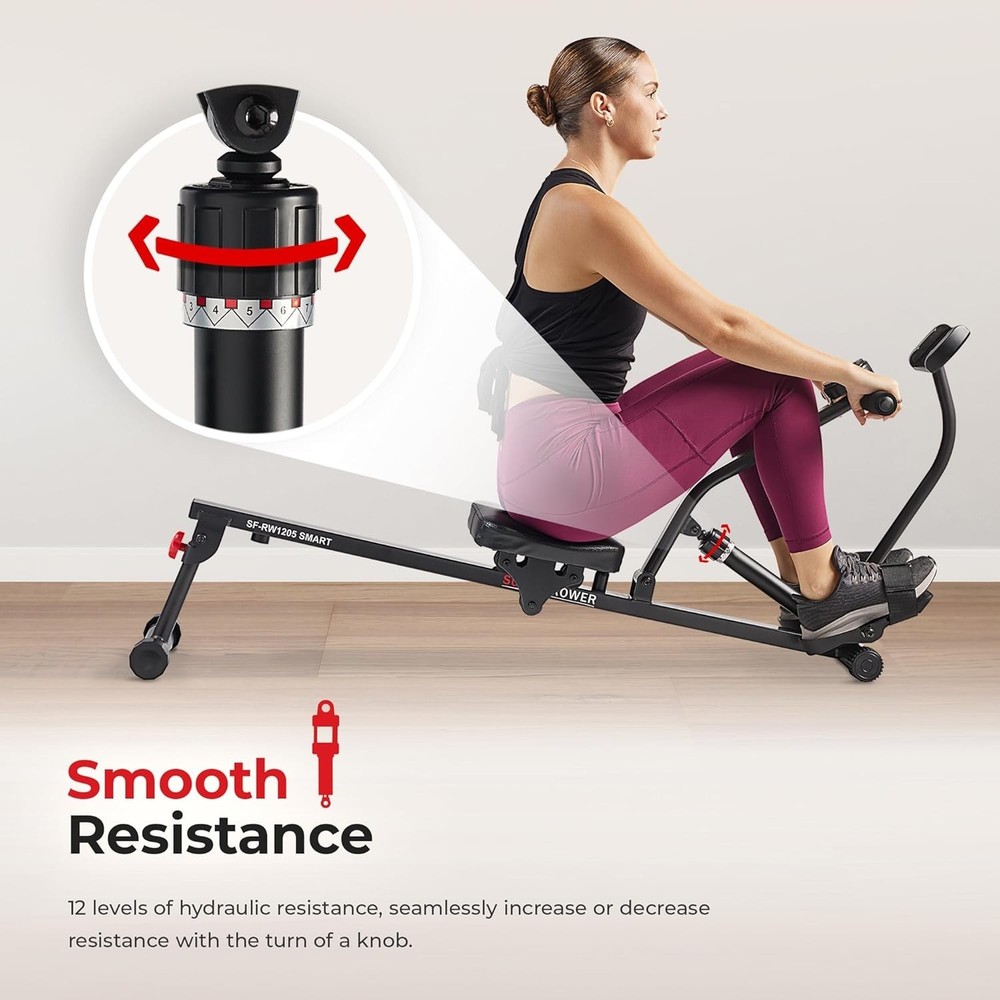 Ergonomic Seat Rowing Exercise Machine
