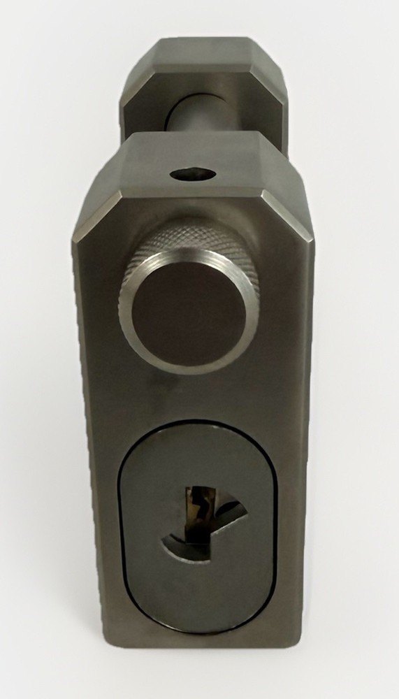 Commercial Storage Unit - Container - Gates Block Lock Padlock Straight