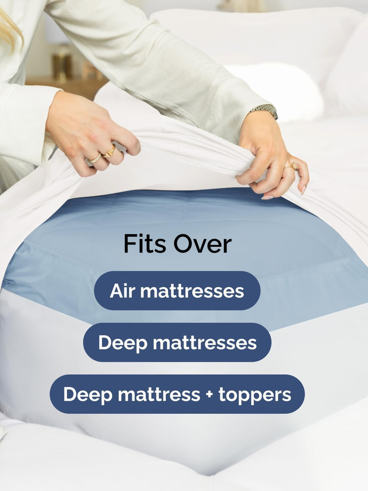 Extra Deep Pocket Queen Sheet Set - 4 Piece Breathable & Cooling Bed Sheets - Ho