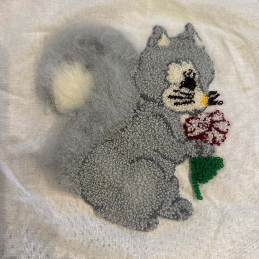 Punch Needle Unfinished Projects Lot - Repurpose - Embroidery