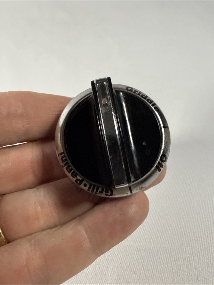 Cuisinart Griddler GR-4N(TK) “Griddle” KNOB DIAL & Ring Part OEM USED