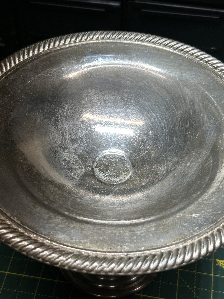 Silverplate Pedestal Bowl Candy Dish