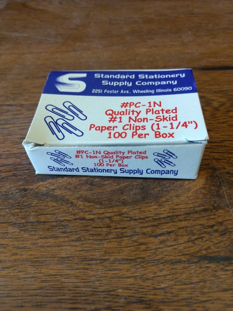 Paper Clips 1-1/4  33mm  Qty 100
