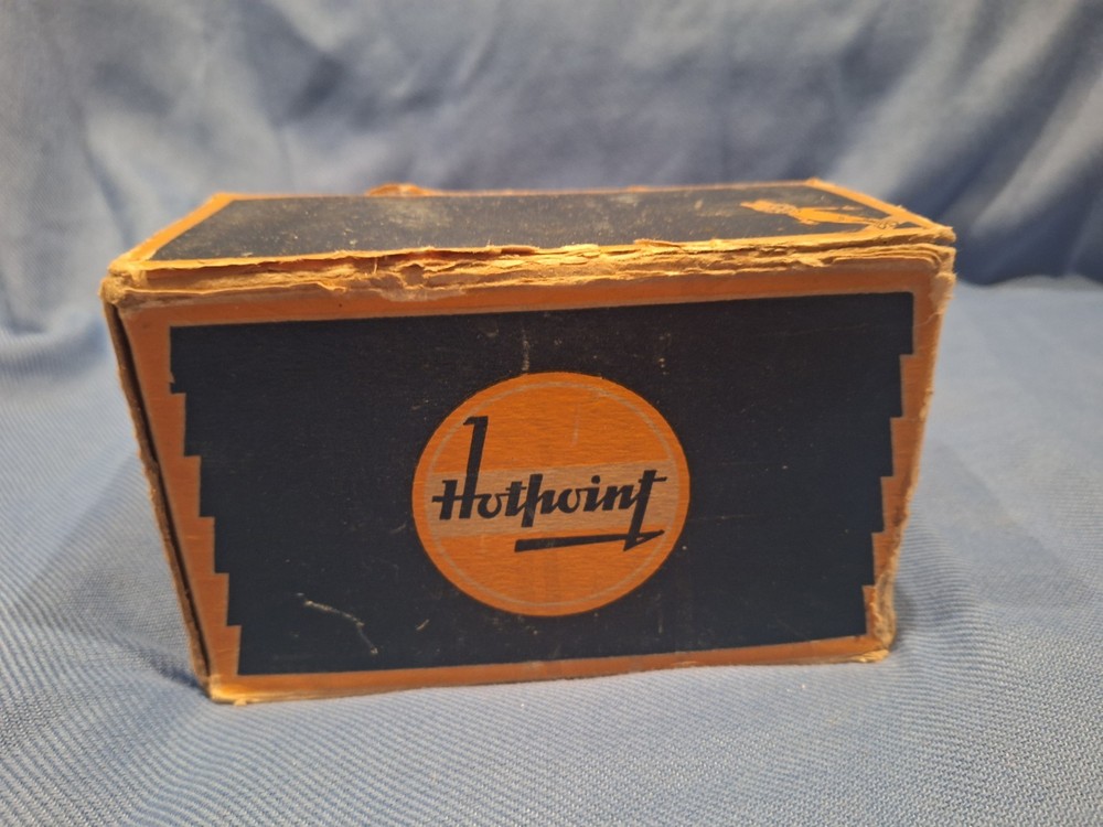 Antique Hotpoint Iron In Original Box