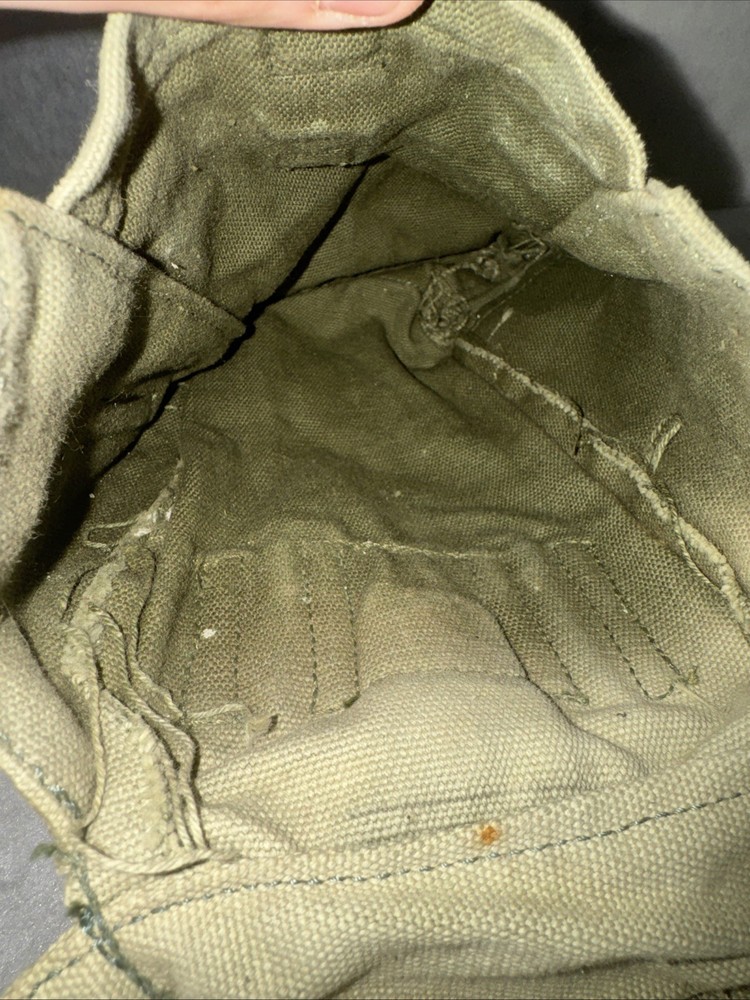 Vintage Canvas Military Pouch