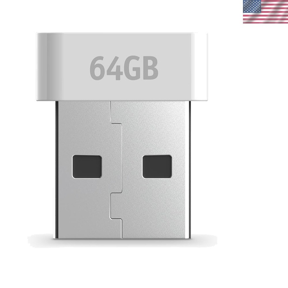 Brand New USB Flash Drive 64GB Black Compact