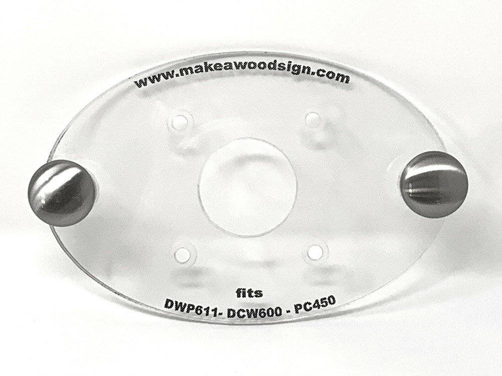 Porter Cable 450 Palm Router Acrylic Base Plate