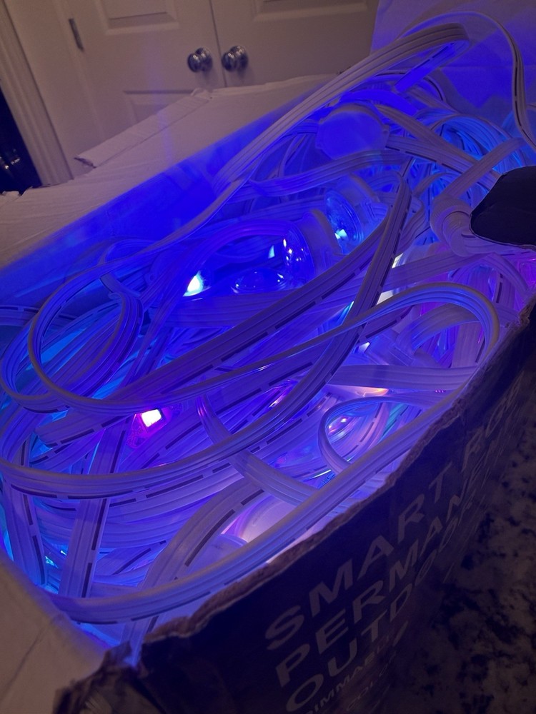 200FT Permanent Outdoor RGB String Lights, Waterproof App Control ONLY! Dimmable