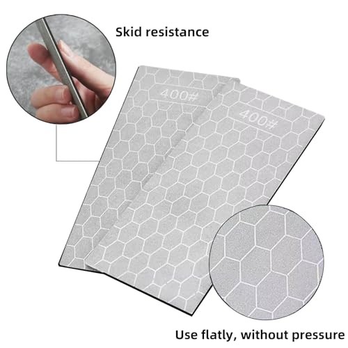 Diamond Sharpening Stone, 5 Pcs Knife Sharpening Stone for Kitchen SET-A