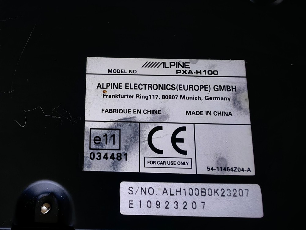 Alpine PXA-H100 IMPRINT Audio Processor w/Ai-Net Cable