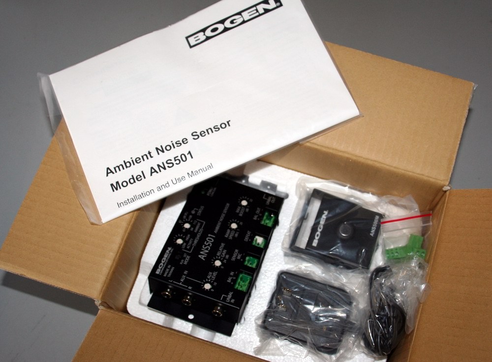 BOGEN ANS501 Ambient Noise Sensor with Microphone & Power Supply