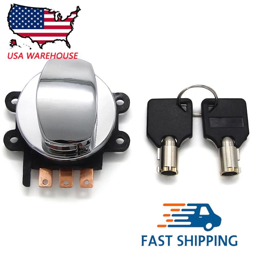 Ignition Key Lock Set Switch For Harley-Davidson Fat Boy 2000-2010 ect.
