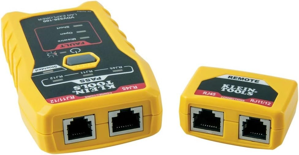 150 Replacement Remote for Klein LAN Explorer Cable Tester, Yellow