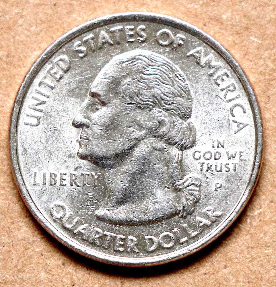 1999 P Georgia State Quarter circulated