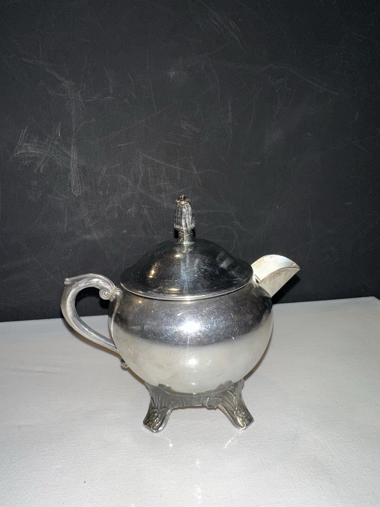 Vintage FB Rogers Silver Co silver plated Footed creamer