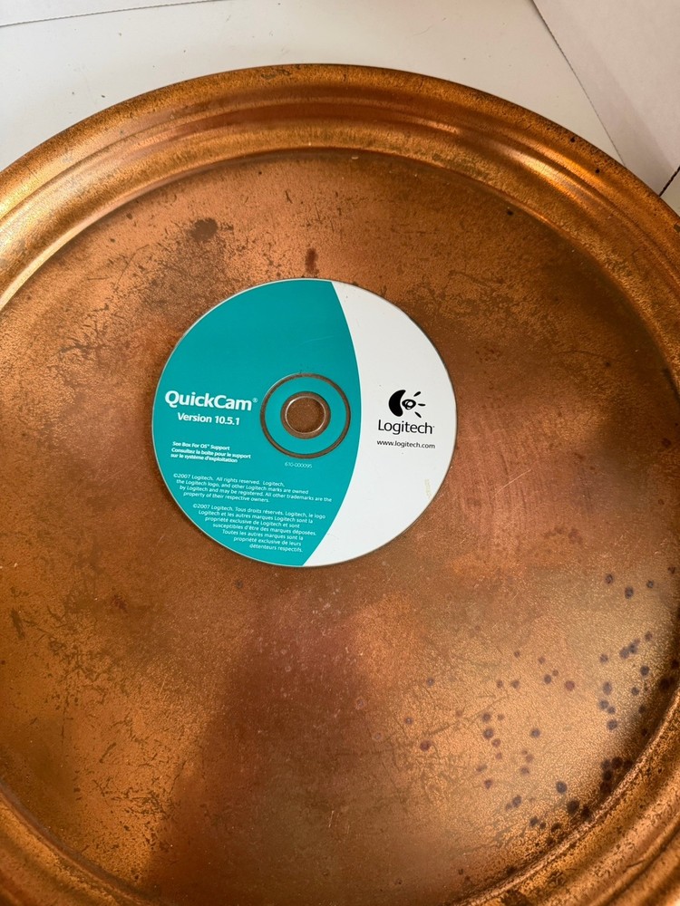 Logitech QuickCam v11.1 Webcam Driver Installation Software CD Disc