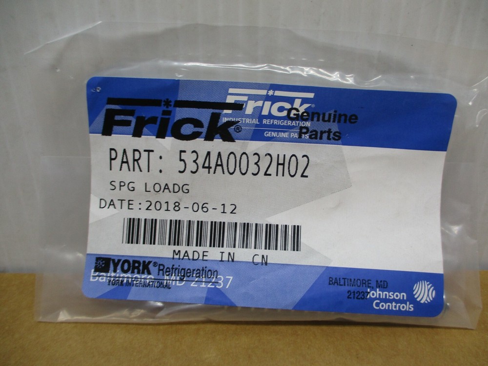 Frick 534A0032H02 Loading Spring