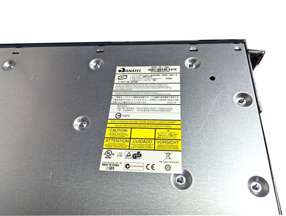 Cisco Catalyst 3560 PoE-48 48-Port Switch WS-C3560-48PS-E