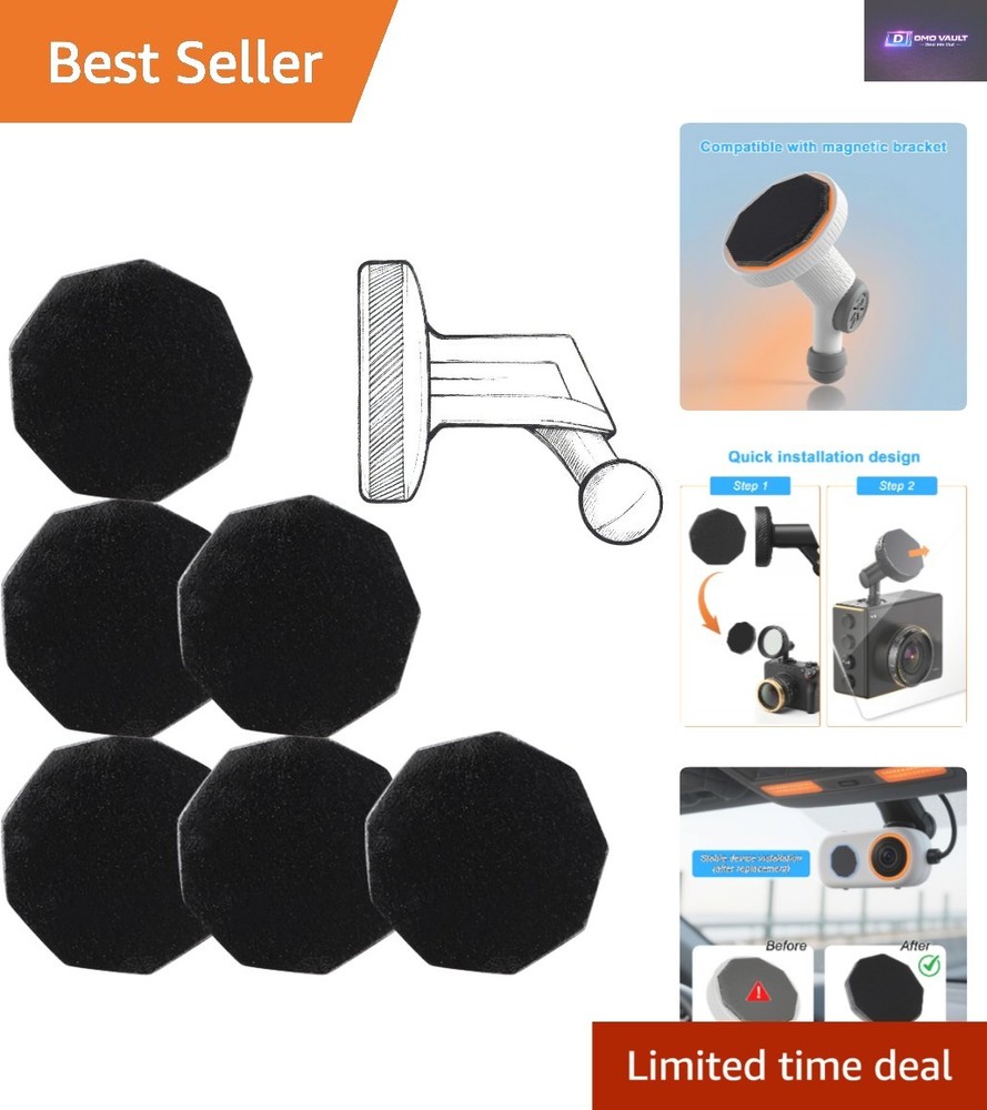 Strong Adhesive 6pcs Replacement Pads for Garmin Dash Cam Windshield Mounts