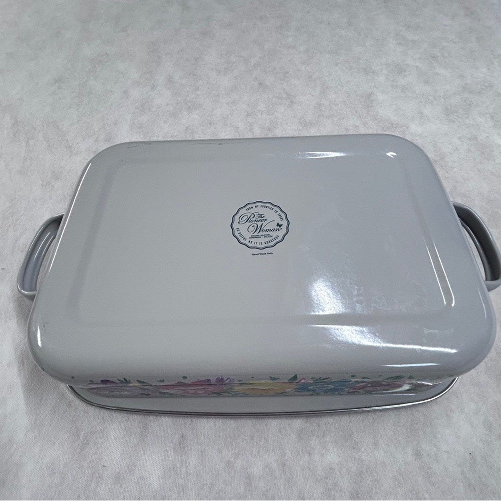 PIONEER White and Silver Bakeware Set Roaster