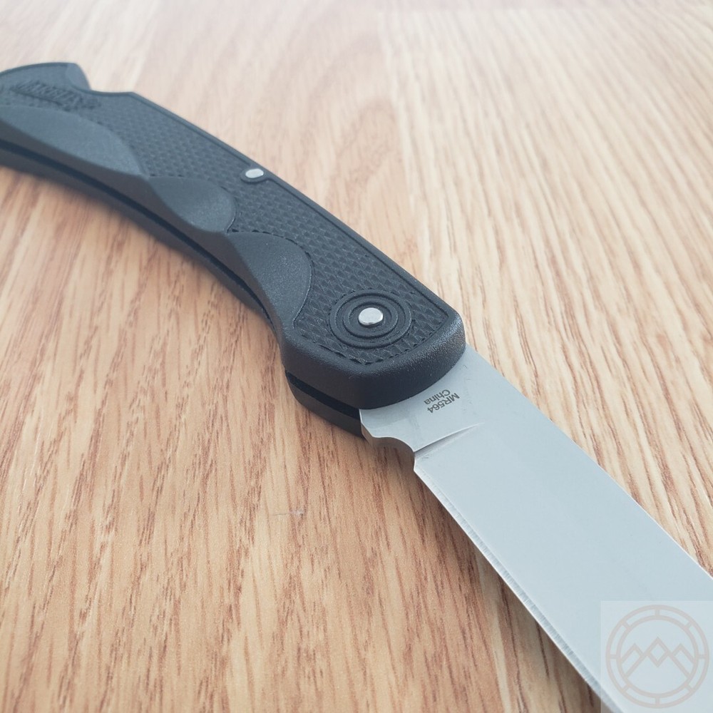 Marbles Lockback Folding Knife 3.75" Stainless Blade Checkered Synthetic Handle