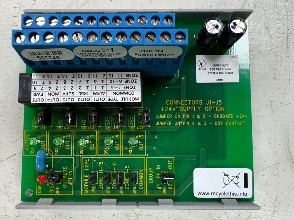 👀 EDWARDS EST FIRE ALARM SYSTEM ACCESSORY 3KMU / S3424