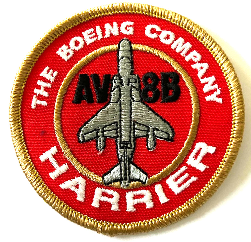 The Boeing Company AV8B Harrier Jet Patch