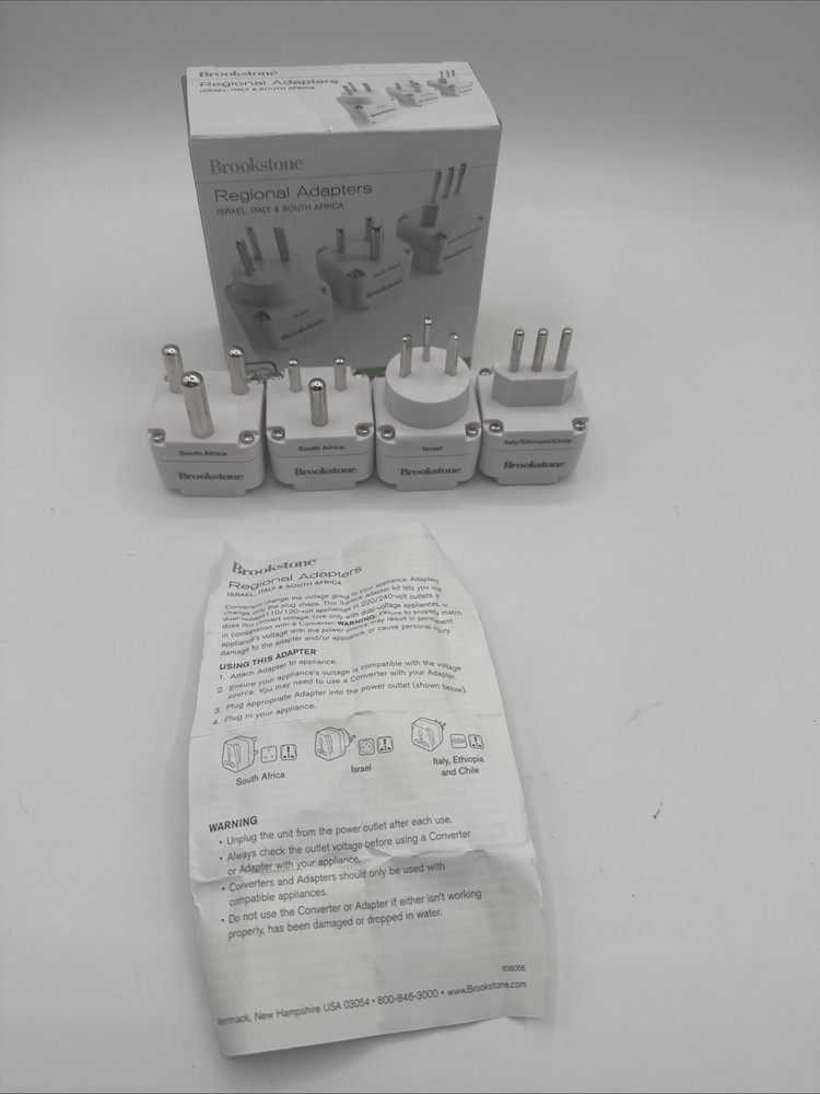 Brookstone International Adapter Plug Set 638056