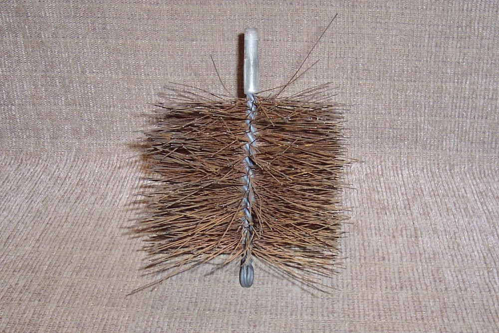 Rectangular 7" x 11" Wire Bristle Chimney Brush Rectangle Chimney Cleaning Tool