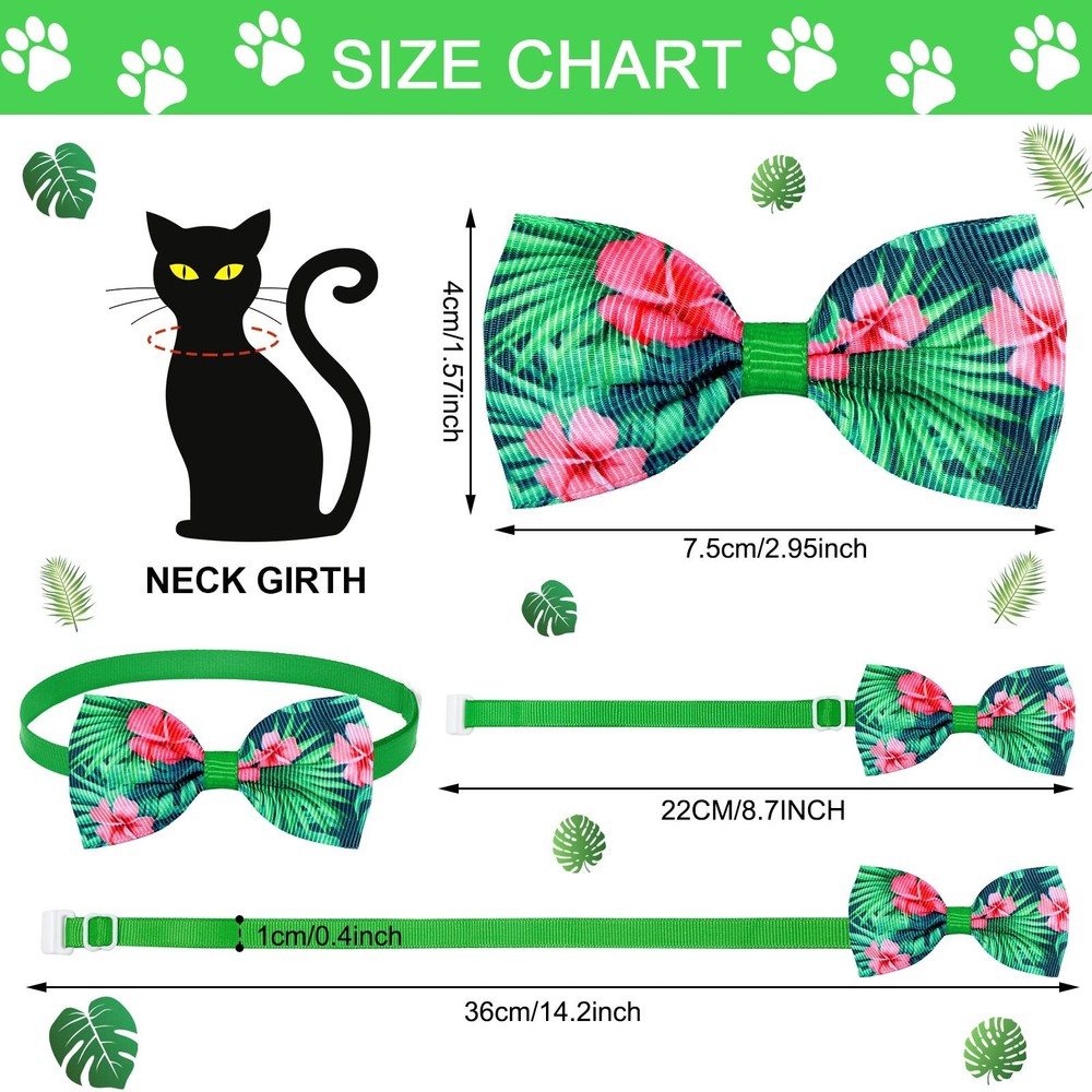 300 Pcs Dog Bow Tie Collars Bulk for Dogs Adjustable Summer Spring Basic Dog ...