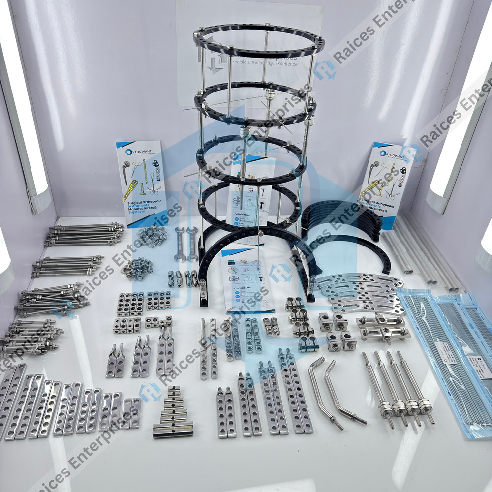 Ilizarov External Fixation System Complete Set, Rings Size 200mm, Ring Fixator