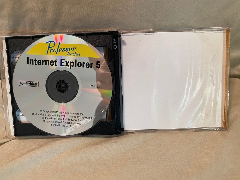 Professor Teaches Windows Word Excel PowerPoint Front Page 2000 Training CDs Set