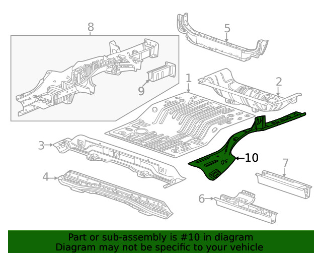 Genuine GM Upper Rail 26342841