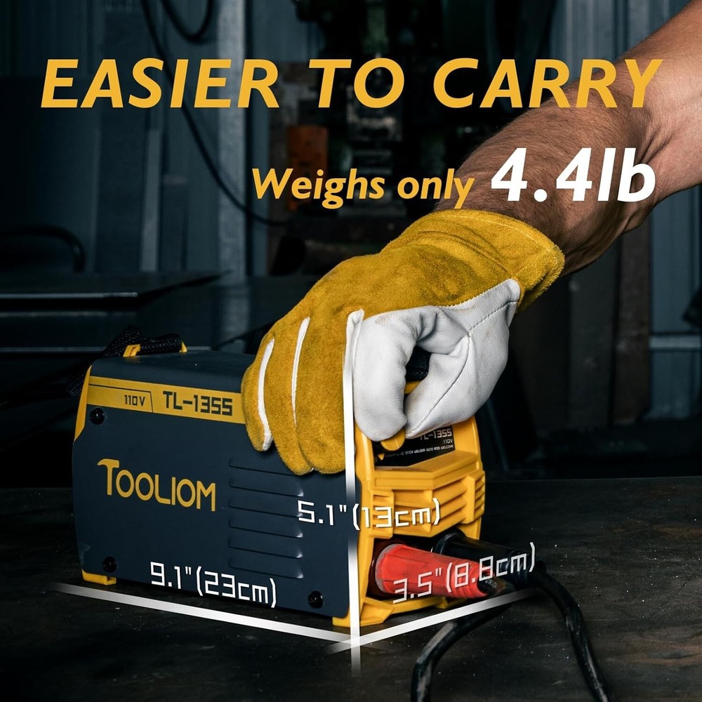 110V Digital Display Stick Welder with Adjustable Strap - Lightweight & Portable