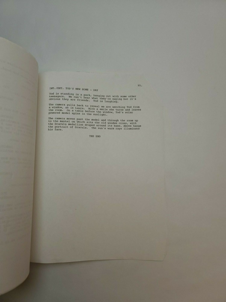 ONLY AT NIGHT / Robert Tinnell 1997 Unproduced Movie Script Screenplay