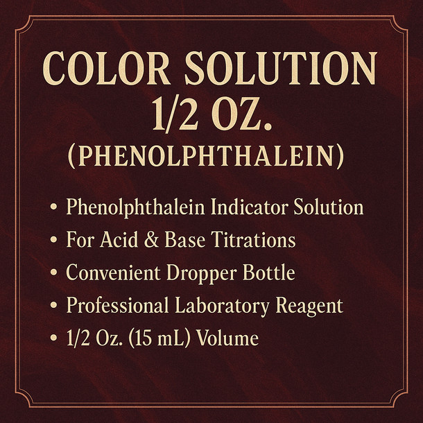 LD Carlson Color Solution 1/2 Oz. (Phenolphthalien)