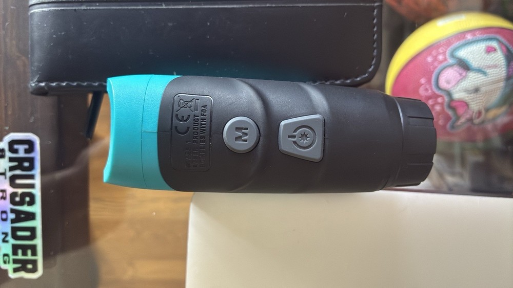 VEVOR Golf Laser Rangefinder Blue Black Plastic CR2 Battery Laser Sensor